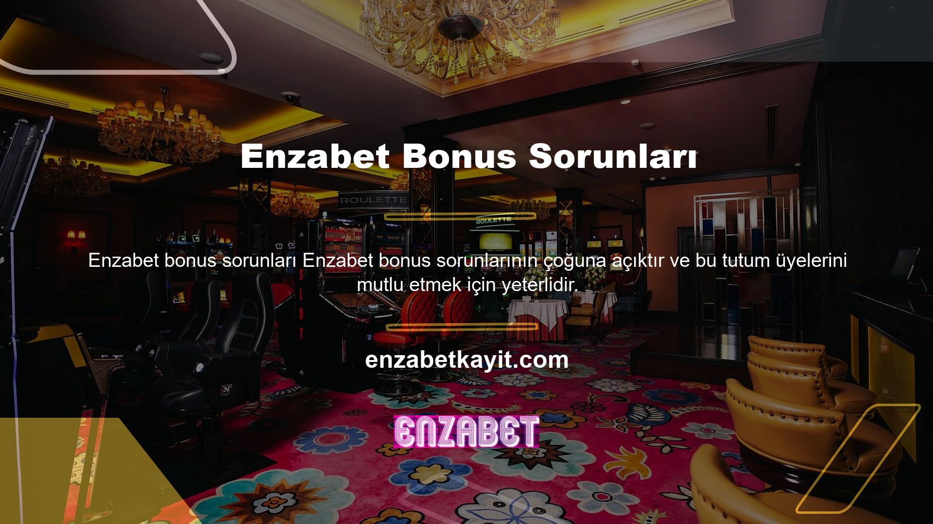 Enzabet Bonus Fırsatlarını tıkladığınızda